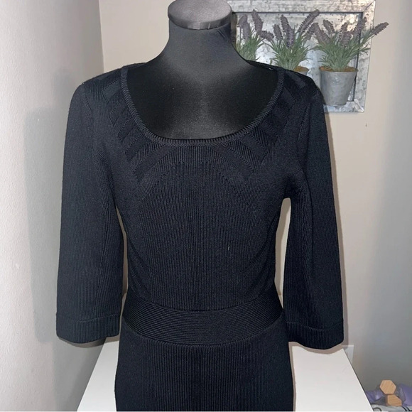 ✨ Rag & Bone Black Knit Sweater Dress size 8 - Picture 1 of 11